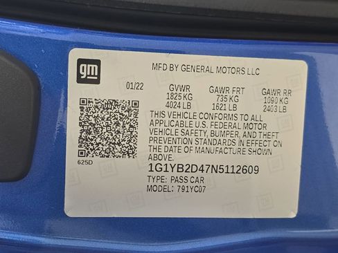 Used 2022 Chevrolet Corvette Stingray Preferred Cpe w/ 2LT image 26