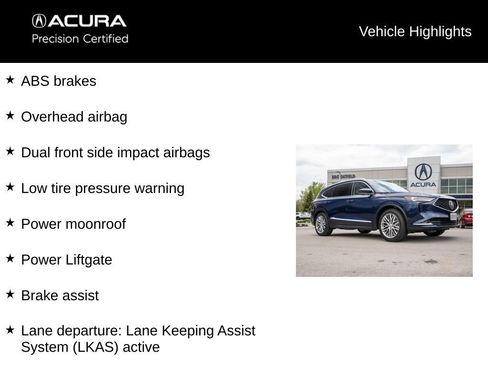 Certified 2023 Acura MDX SH-AWD w/ Advance Package image 13