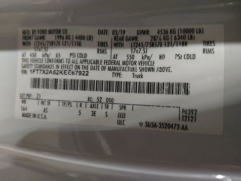 Used 2019 Ford F250 XL w/ Power Equipment Group RWD image 33