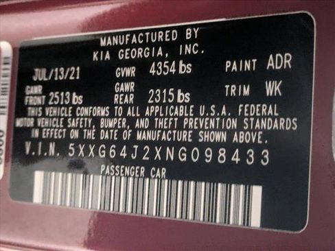 Used 2022 Kia K5 GT-Line image 30