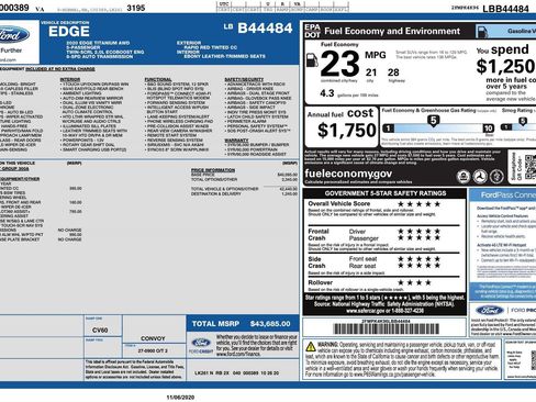 Used 2020 Ford Edge Titanium image 30