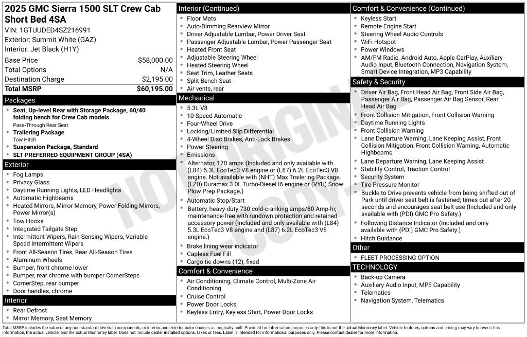 Used 2025 GMC Sierra 1500 SLT AWD/4WD image 10