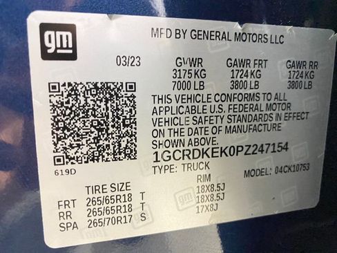 Certified 2023 Chevrolet Silverado 1500 LT AWD/4WD image 32