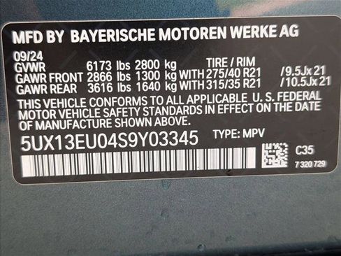 Certified 2025 BMW X5 sDrive40i w/ Parking Assistance Package image 27