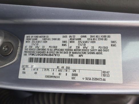 Used 2022 Ford Escape SE w/ Convenience Package image 50