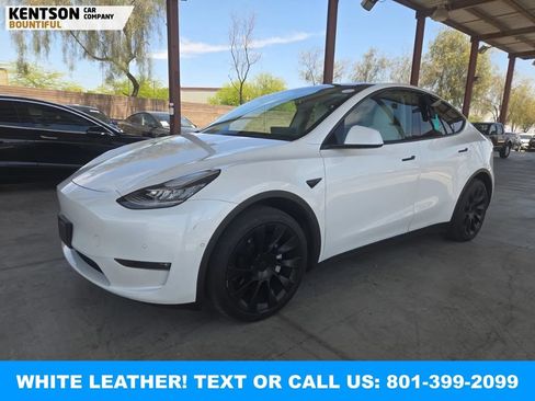 Used 2021 Tesla Model Y Long Range AWD/4WD image 1