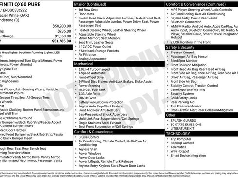 Certified 2025 INFINITI QX60 Pure FWD image 32
