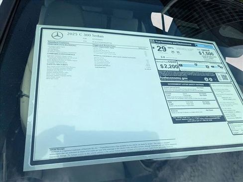 Used 2025 Mercedes-Benz C 300 Sedan image 16