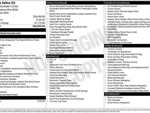 Certified 2021 Kia Seltos EX AWD/4WD image 10