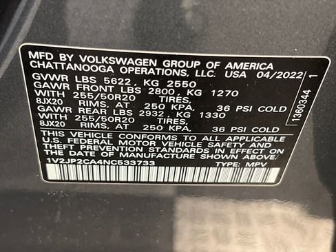 Used 2022 Volkswagen Atlas SE image 30