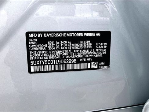 Used 2020 BMW X3 xDrive30i w/ Executive Package AWD/4WD image 15