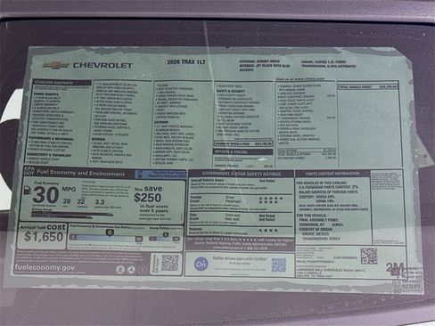 New 2026 Chevrolet Trax LT w/ Sunroof Package image 19