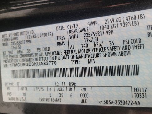 Used 2019 Ford Escape SE image 33