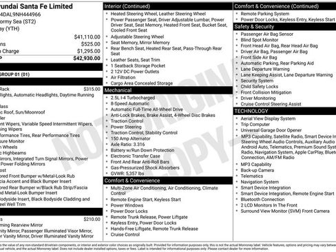Used 2022 Hyundai Santa Fe Limited AWD/4WD image 5