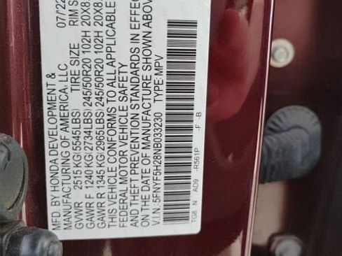 Used 2022 Honda Pilot Special Edition image 9