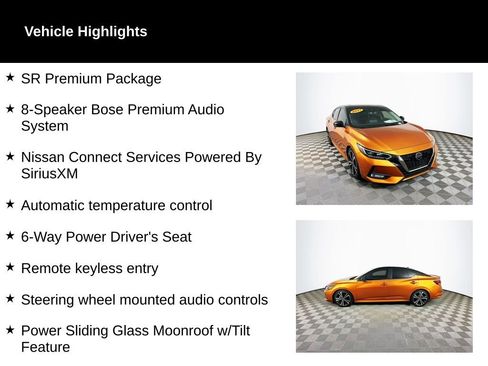 Used 2021 Nissan Sentra SR w/ SR Premium Package FWD image 2