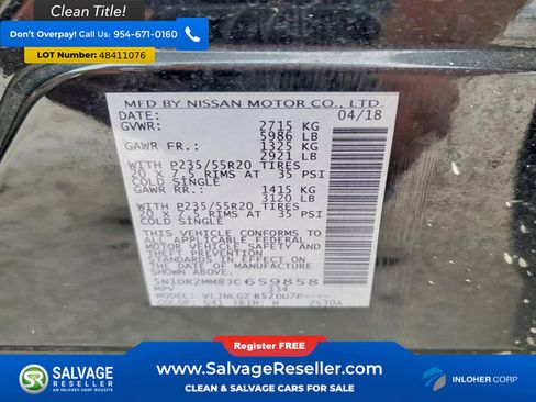 Used 2018 Nissan Pathfinder SL w/ SL Premium Package image 17