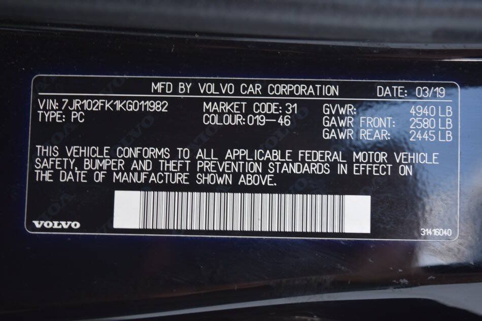 Used 2019 Volvo S60 T5 Momentum w/ Premium Package FWD image 81