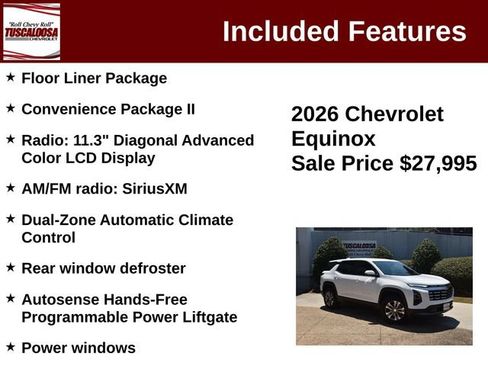 Used 2026 Chevrolet Equinox LT w/ Convenience Package II FWD image 12