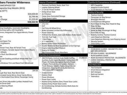 Used 2023 Subaru Forester Wilderness image 28