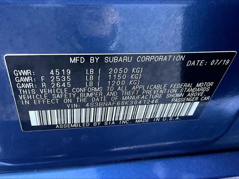 Used 2019 Subaru Legacy 2.5i Premium image 33