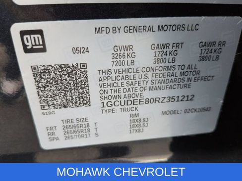 Certified 2024 Chevrolet Silverado 1500 RST w/ Protection Package AWD/4WD image 34