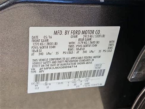 Used 2016 Ford Edge SEL w/ Equipment Group 201A image 36