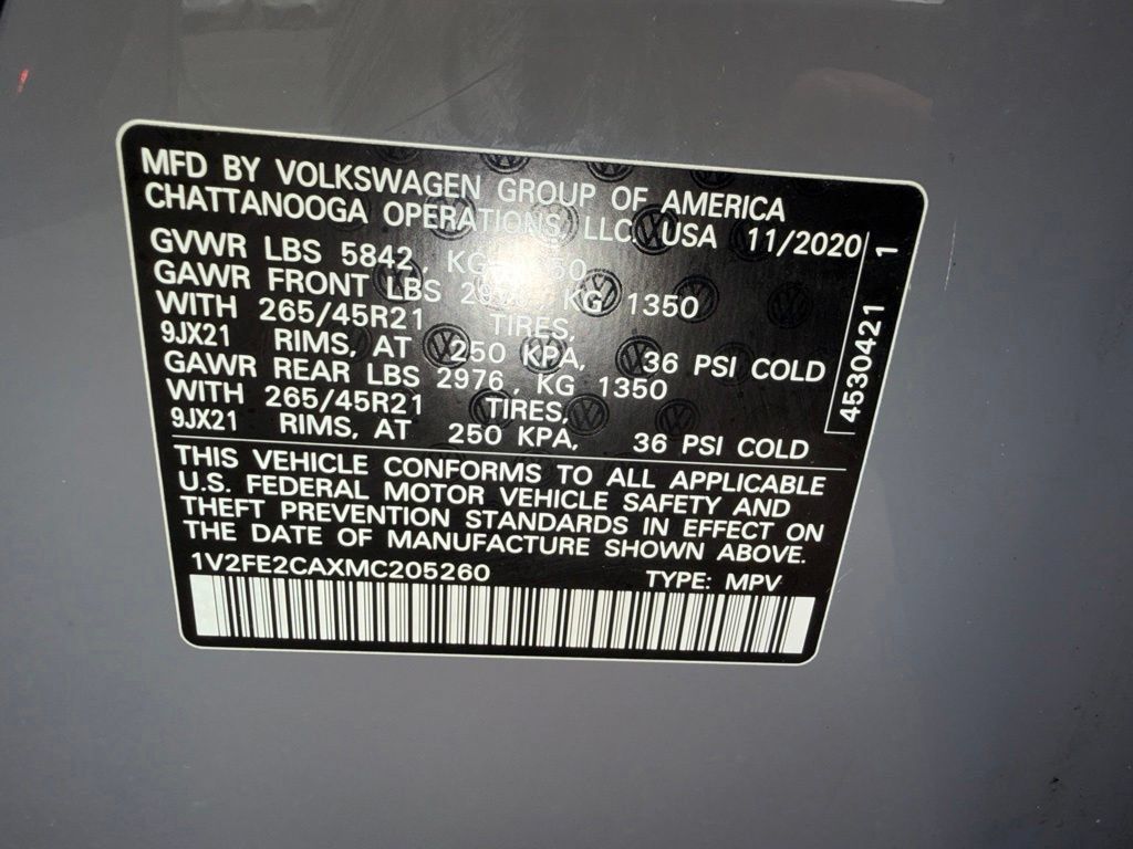 Used 2021 Volkswagen Atlas Cross Sport SEL Premium R-Line AWD/4WD image 37