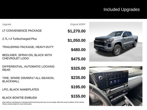Certified 2023 Chevrolet Colorado LT w/ LT Convenience Package AWD/4WD image 7