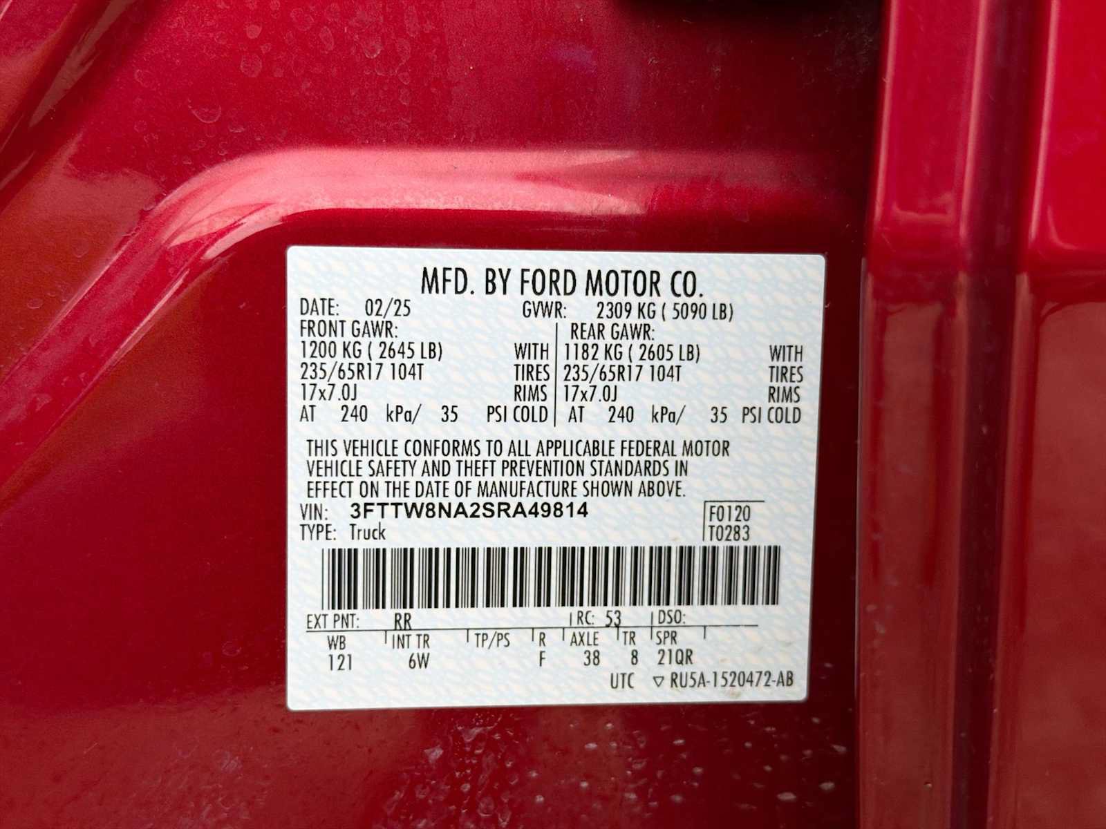 Used 2025 Ford Maverick Tremor AWD/4WD image 32