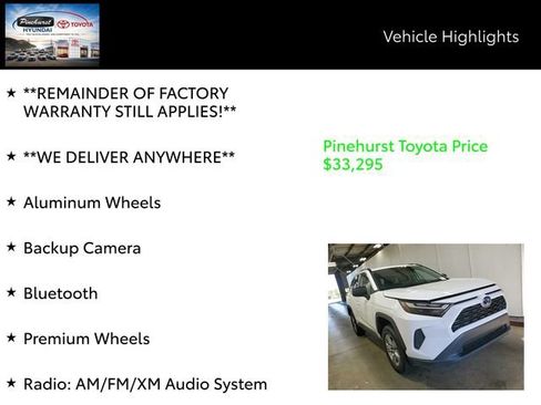Used 2024 Toyota RAV4 LE AWD/4WD image 20
