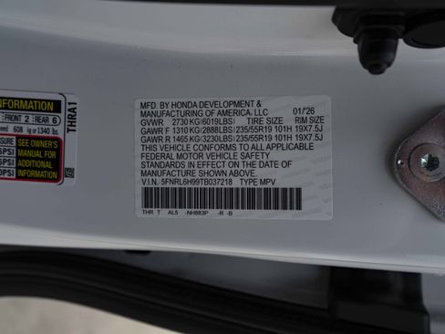 Used 2026 Honda Odyssey Elite image 51