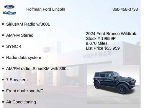 Used 2024 Ford Bronco Wildtrak AWD/4WD image 18