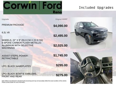 Used 2024 Chevrolet Tahoe Premier w/ Premium Package AWD/4WD image 3