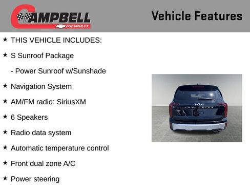 Used 2024 Kia Telluride S w/ S Sunroof Package image 5