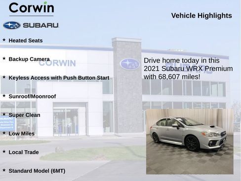 Used 2021 Subaru WRX Premium AWD/4WD image 6