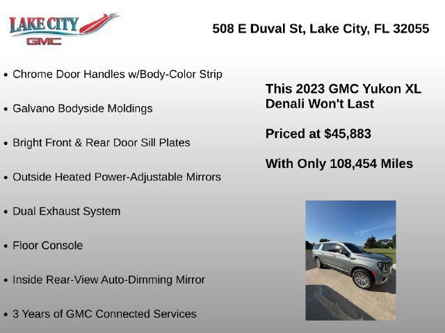 Used 2023 GMC Yukon XL Denali w/ LPO, Floor Liner Package RWD image 16