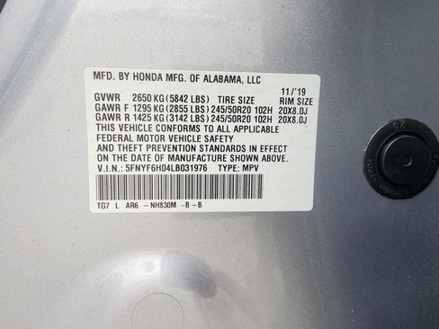 Used 2020 Honda Pilot Elite image 15