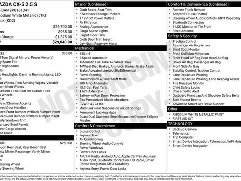 Used 2023 MAZDA CX-5 AWD 2.5 S image 31