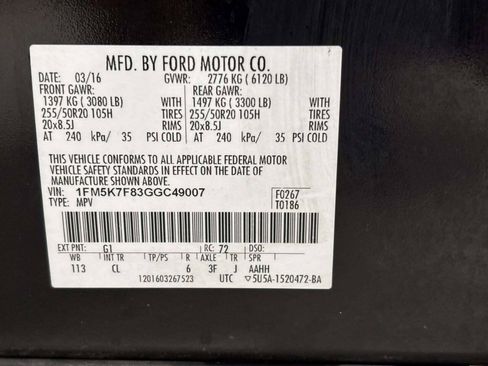 Used 2016 Ford Explorer Limited FWD image 39