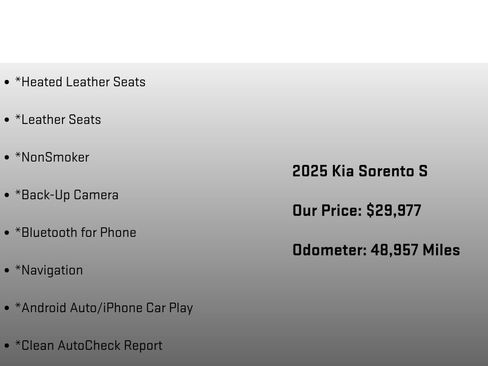 Used 2025 Kia Sorento S AWD/4WD image 6