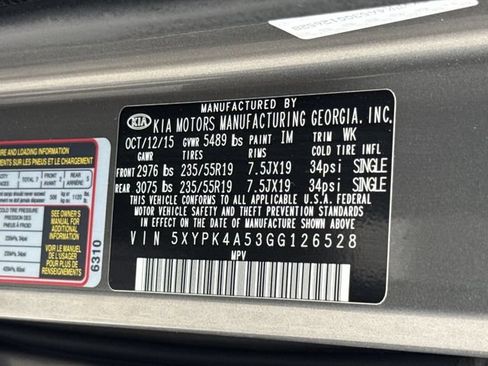 Used 2016 Kia Sorento SX FWD image 52