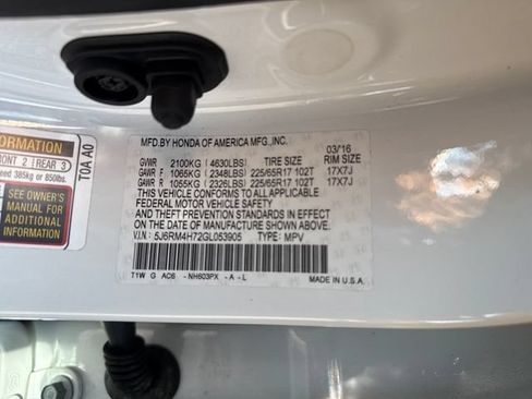 Used 2016 Honda CR-V EX-L image 16