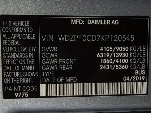 Used 2019 Mercedes-Benz Sprinter 2500 image 33