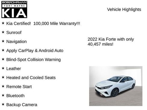 Certified 2022 Kia Forte GT-Line w/ GT-Line Premium Package image 8