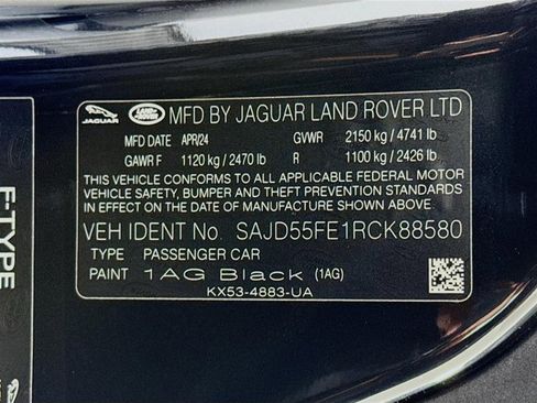 New 2024 Jaguar F-TYPE R image 27