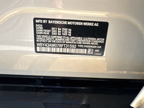 Used 2024 BMW i4 eDrive35 w/ M Sport Package RWD image 3