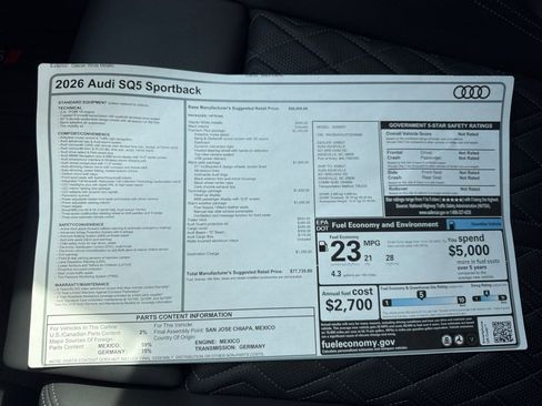 Certified 2026 Audi SQ5 Premium Plus AWD/4WD image 33