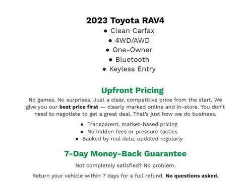 Used 2023 Toyota RAV4 AWD Hybrid image 2
