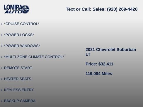 Used 2021 Chevrolet Suburban LT AWD/4WD image 9